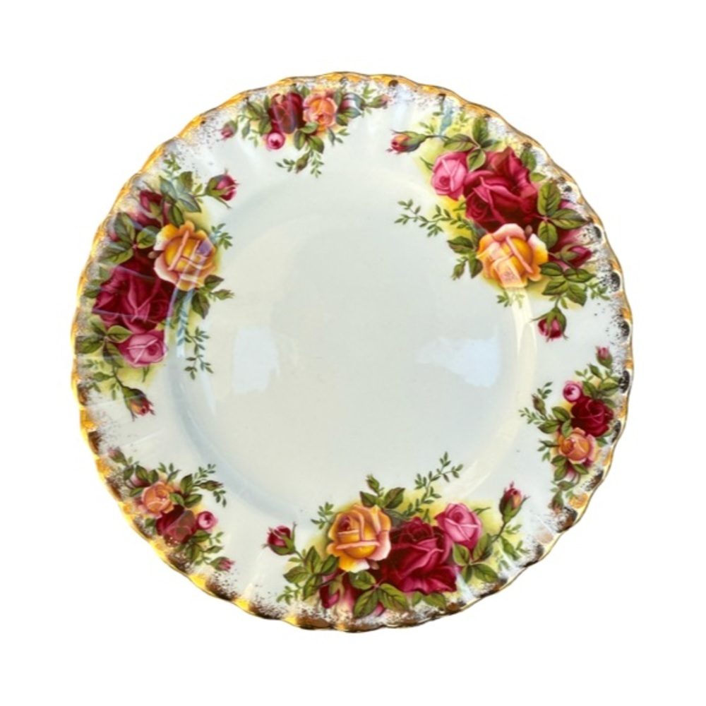VTG Royal Albert Old Country Roses Set of 6 6” dessert/bread Plates England